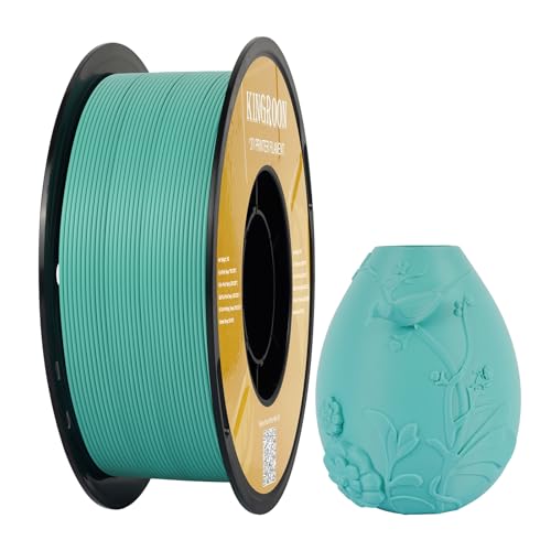 Image of Kingroon Matte PLA Filament 1.75mm 3D Printer Filament Matte Filament 1kg Dimensional Accuracy + /- 0.02 mm (Matte Grass Green)