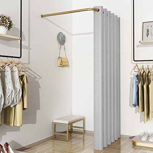 Cabine d'essayage haut de gamme L-Dressing Room argent 80cm