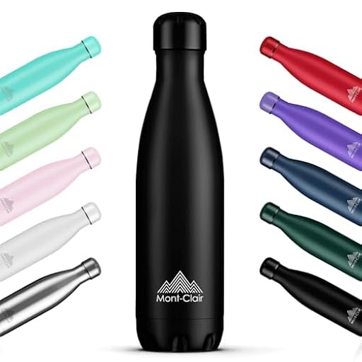 Mont-Clair l´O Botella Agua Acero Inoxidable - Botella Isotermica Termica sin BPA, 12h de Bebida Caliente y 24h de Bebida Fría, Termo agua con pared Doble Aislamiento, 500ML - Nera | Ya disponible en tu tienda friki favorita! En mundofriki.es! Mont-Clair l´O Botella Agua Acero Inoxidable - Botella Isotermica Termica sin BPA, 12h de Bebida Caliente y 24h de Bebida Fría, Termo agua con pared Doble Aislamiento, 500ML - Nera | Ya disponible en tu tienda friki favorita! En mundofriki.es!