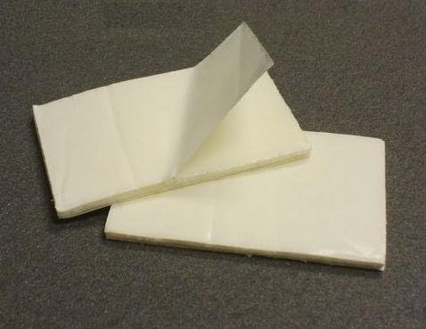 Double Sided Adhesive Foam Mounting Pads, 1 1/4 in X 2 in, Pack of 30