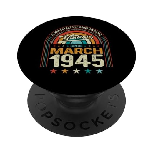79 cumpleaños 79 años de ser impresionante nacido en marzo de 1945 PopSockets PopGrip Intercambiable