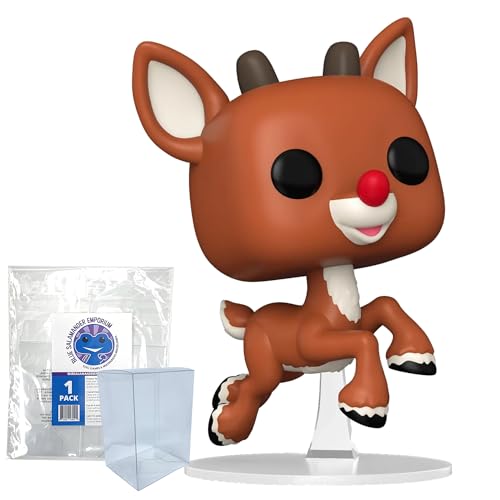 Blue Salamander Emporium Protective Case Bundle – Includes Rudolph (Flying) #1568 Vinyl Figure