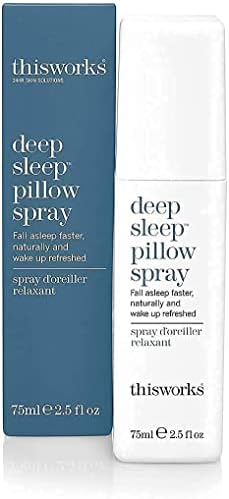 THISWORKS Deep Sleep Pillow Spray, Natural Relaxation Aid for Stress & Anxiety Relief, 2.5 fl oz