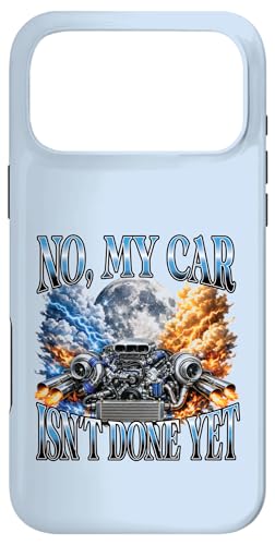 My Car Isn't Done Yet Supercharged�^�[�{�G���W�� �X�}�z�P�[�X iPhone 17 Pro Max �p