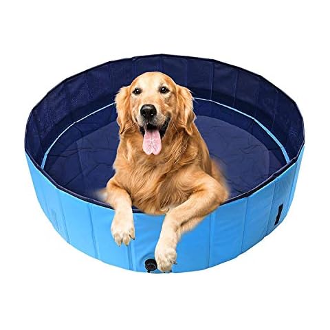 QUANHAO pet pool, dog pool, cat pool, collapsible dog pool, cat and puppy pool, children's pool, children's pool, dog bathtub and shower accessories/dog pool (80cm) Cover