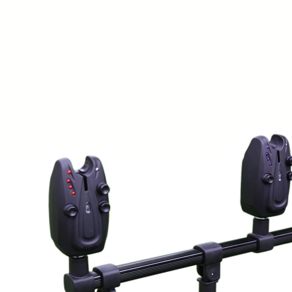 Kit di allarme digitale wireless per pesca alla carpa, con sensibilità regolabile, flash LED e suono