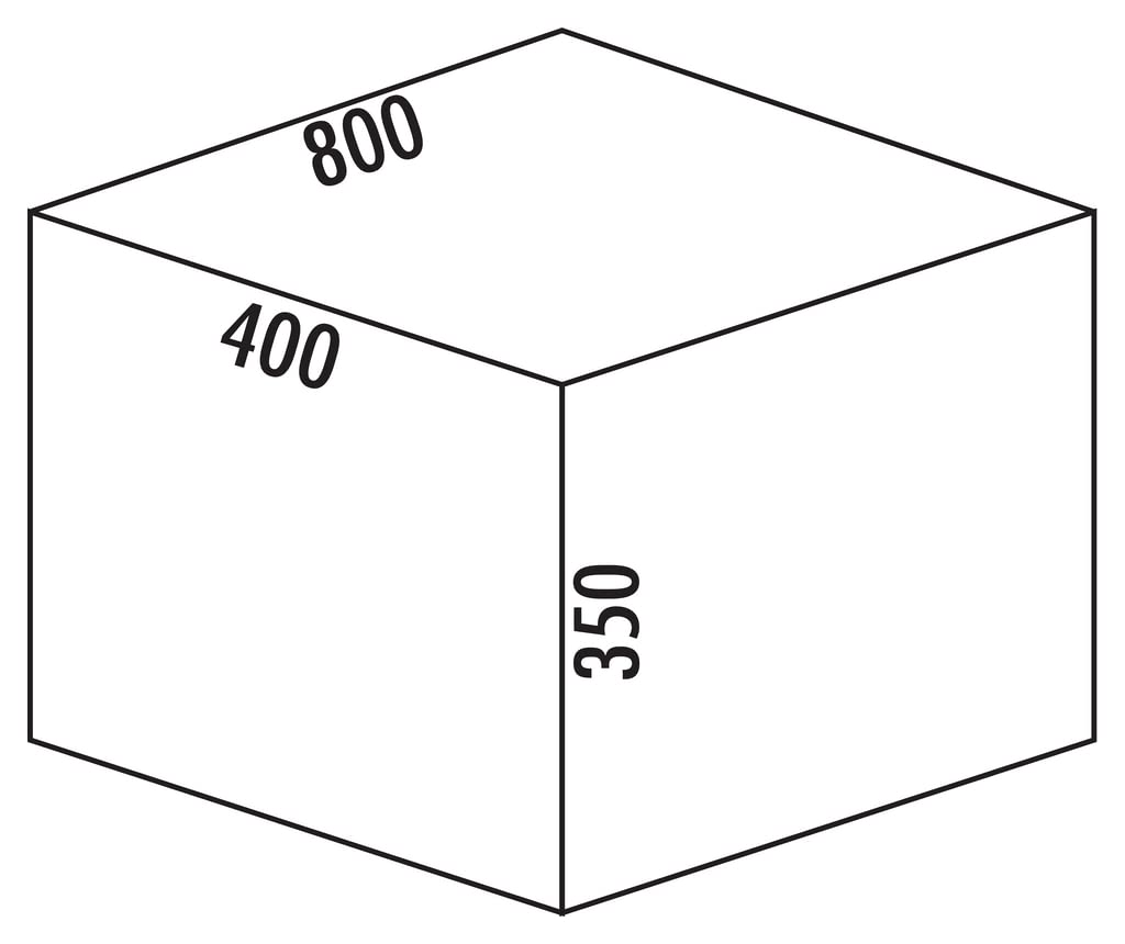 Naber Cox® Box 2T 800-4. Pojemnik na odpady, jasnoszary.