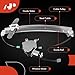 A-Premium Front Right Passenger Side Power Window Regulator with Motor Compatible with Lincoln Town Car 1998-2011, Replace# 3W1Z5423395AA, 6W1Z5423200AA