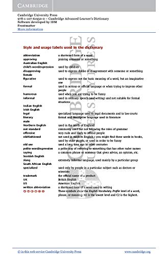 Cambridge Advanced Learner's Dictionary with CD-ROM