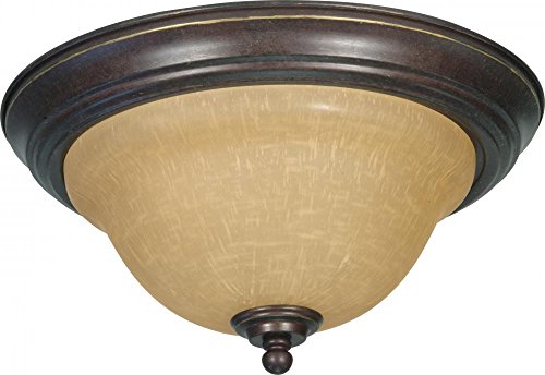 Image of Nuvo Lighting 60 /1038 Two Light Flush Mount, sonoma bronze