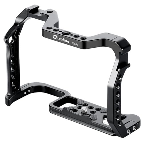 Image of LEOFOTO CG-R5 Camera Cage Dedicated for Canon EOS-R5 Lightweight Body Armor, 1 /4 inch & 3 /8 inch Threaded Accessory Mounting Holes