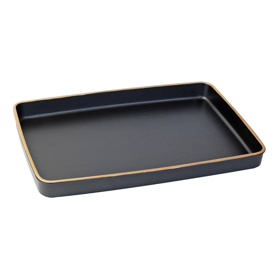 盆景用　盆　塗り オーバル盆 尺2 朱/溜 木製 漆塗り トレー 漆器の井助