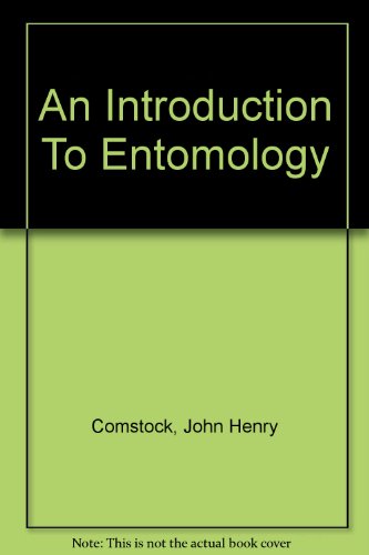 An Introduction to Entomology B003OFASNC Book Cover