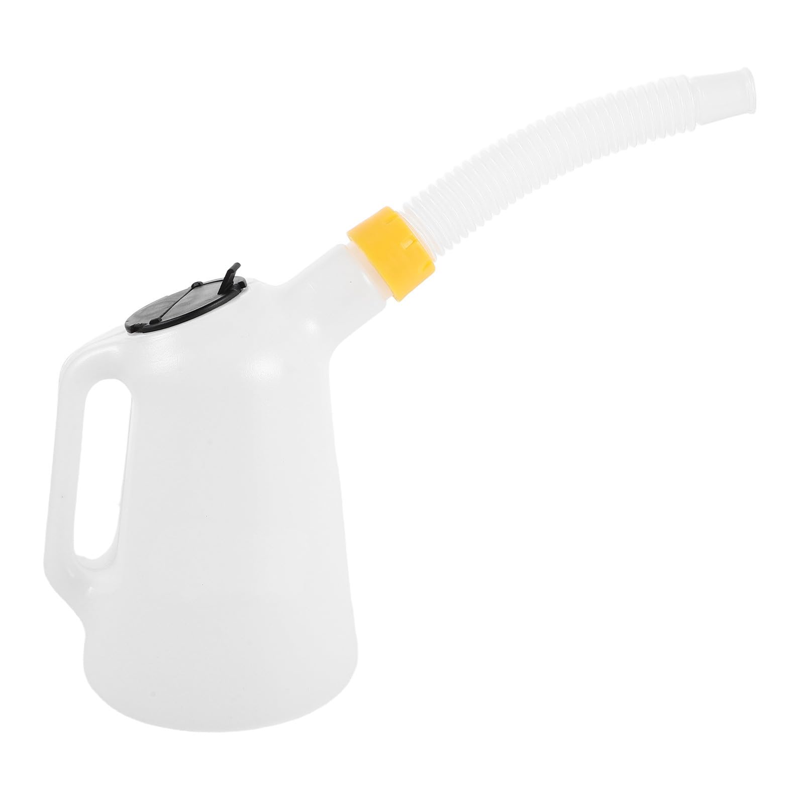 Dispensador de aceite de motor con boquilla flexible y tapa de plástico