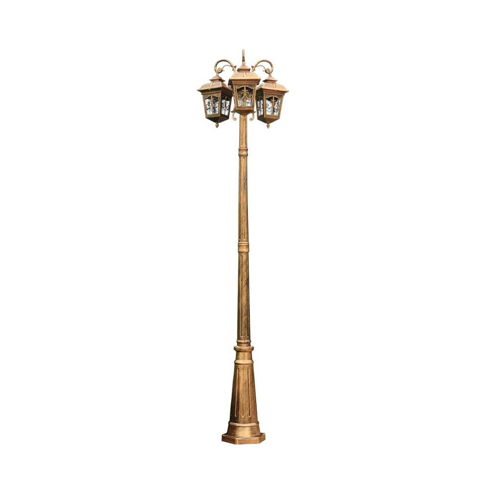 Lampadaire extérieur à 3 Lampes, éclairage Public étanche IP56, borne Lumineuse pour Jardin et pelouse, éclairage d'allée, éclairage au Sol, décoration de Villa, Poteau h,
