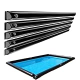 Wasserbeutel – robuste PVC-Abdeckung, auslaufsicherer Pool, wetterbeständig, Gewichte für professionelle Poolwartung, Gewerbeimmobilien | Perfekt für die Sicherung von Poolabdeckungen im Winter in Woh