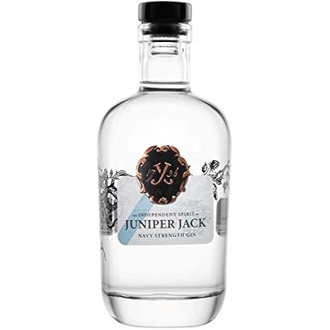 JUNIPER JACK „Navy Strength“ Gin | 0,5 l Flasche | 57,2% vol. Alk. | Unser Meisterwerk: kräftiges Wacholderaroma gepaart mit frischen Zitrusfrüchten, Minze und Brombeerblättern Cover