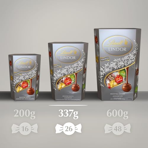 Lindt Lindor Sliver Premium Limited Edition Chocolate 337g - Image 3 thumbnail