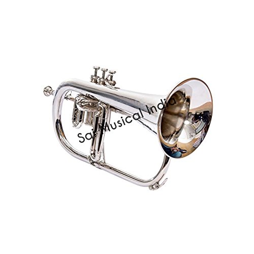 Sai Musical India Flugel Horn 3 Valve, Bb (Nickel)