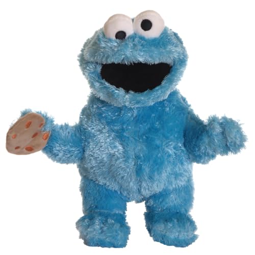Living Puppets S703 Krümelmonster Sesame Street Handpuppe, Blau
