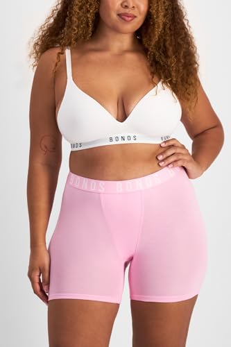 Bonds Mid-Length Icons Boxer Brief Underwear with Cotton for Women, 3-Pack2