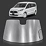 Custom Fit Windshield Sun Shade for 2014 2015 2016 2017 2018 2019 2020 2021 2022 Ford Transit Connect Van (NOT for Full-Size Transit Van), Insulated Sunshade Privacy Accessories Blockout UV Protection