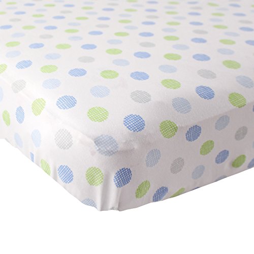 Drap-housse de lit pour bébé à motif pois hachurés Luvable Friends