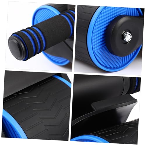 BEBEMOKO Automatic Rebound Ab Roller Wheel with Mobile Phone Holder and Knee Pad Dual-wheel Abdominal Trainer for Home Gym Core Strengthening Lightweight Detachable Design with Random Color - Image 8