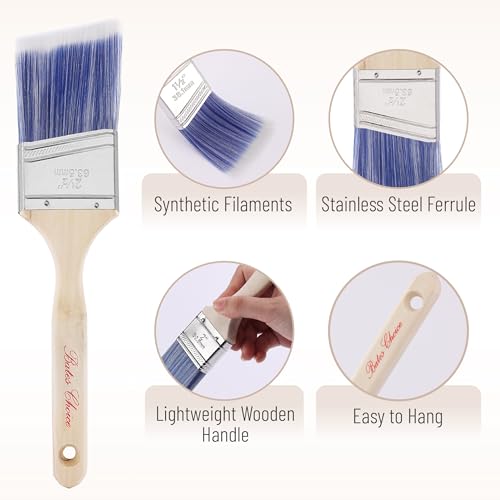 Bates Paint Roller - Paint Brush, Paint Tray, Roller Paint Brush, 11 Piece Home Painting Supplies, Foam Brush, House Painting Tray, Painting Tools, Roller and Paint Brushes, Interior Paint Brushes - Image 5