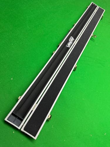 Image of LGB Snooker Pool Billiard Leather cue case for 3 /4 cue Stick (White)