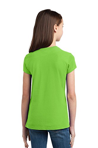 DISCONTINUED District Girls The Concert Tee XS Neon Green3