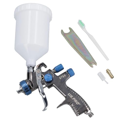 AB Tools LVLP Gravity Feed Air Spray Paint Gun With 1.4mm Nozzle 600ml Cup Capacity