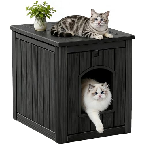 GULAIMOAO Resin Outdoor Cat House