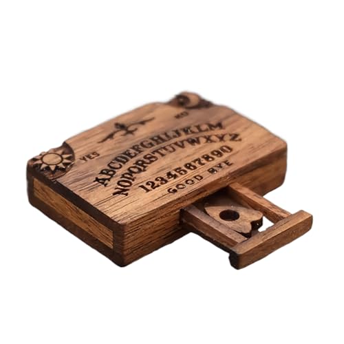 De Tablero Ouija En Miniatura - Juego En Miniatura De Madera con