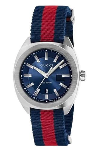 [GUCCI(�O�b�`)] �����Y �r���v GG2570 YA142304 �N�H�[�c 10�C���h�� �T�t�@�C�A�K���X �u���[������ �X�e�����X�X�`�[�� [���s�A���i]