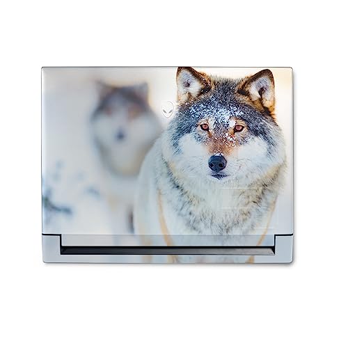 Image of MightySkins Skin Compatible with Alienware M18 R1 (2023) Full Wrap Kit - Alpha Wolf | Protective, Durable, and Unique Vinyl Decal wrap Cover | Easy to Apply & Change Styles | Made in The USA