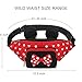 Cute Fanny Pack for Travel Best Fanny Pack Women Waist Pack Teen Girls Mini Mouse Belt Bag Cartoon Fanny Packs Hiking Bum Bags Outdoor Waist Bag with Mouse Ears Red