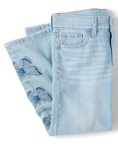 Image of The Children's Place Girls' Wide Leg Jeans