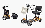 2022 New United Mobility City Slicker EX Battery Powered Mobility Scooter Heavy Duty Lightweight Fol