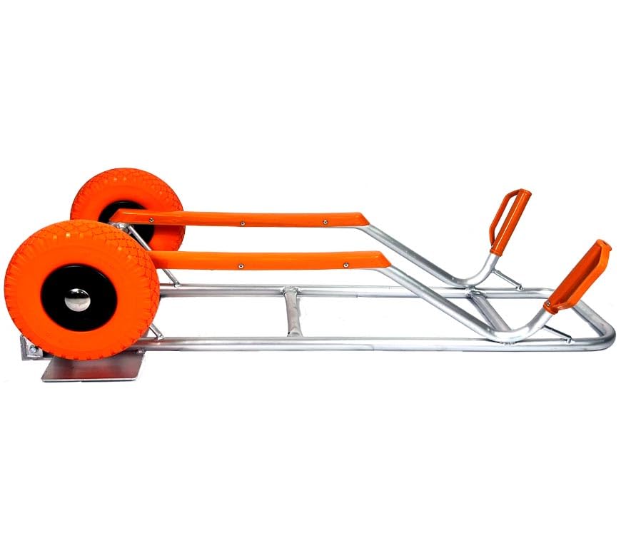 Sackkarre, Transportkarre, Sackrodel SR 250 Aluminium 150 kg. klappbare Schaufel, Treppenkufen
