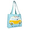DRAEGER PARIS 1886 - Sac Fourre-Tout 100% Coton 340 g/m² - Design Coloré & Illustrations Gourmandes - Léger, Durable - 30x42x10cm - Sac de Courses Réutilisable - Cadeau Original & Écologique #4