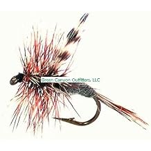 Jackson 1-14 Dry Fly Adams Hard Bait Fishing Lure, Red Finish