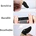 15Pcs Finger Sleeves, Black Carbon Gamer Finger Thumb SleevesCompression Support Thumb Gloves Touchscreen Anti Sweat Mobile Phone Tablet Gaming Stabilizer for All Touchscreen Devices