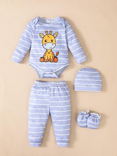 Image of Baby Layette Sets Unisex Newborn Baby Boys Girls Essentials Gift Set 16-Piece Infant Baby Outfit Clothes