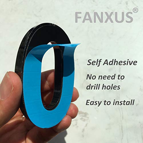 image for YoCosii 3 Inch Bronze House Numbers for Mailbox or Door Address, Home 