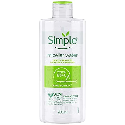 Simple Gesichtswasser, für den täglichen Gebrauch Reinigendes Mizellenwasser Besonders sanfte reinigung, 200 ml (1er Pack) Cover