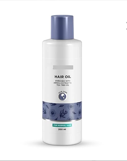 Assuree Hair Oil with Arnica and Tea Tree Oil, Reduces Hair Fall and Premature Greying, Nourishing Formula, 200ml, Pack of 1