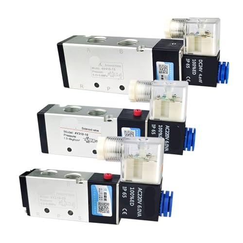 Vanne pneumatique haute performance 4V310-10 en 24V AC pour automatisme