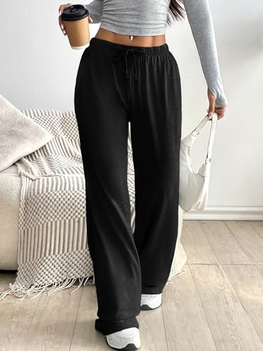 Image of dockstreet Straight Wide fit Long Length Open Bottom Jogger for Women /Trending Multi Pocket Style, Relaxed Casual Pants for Women
