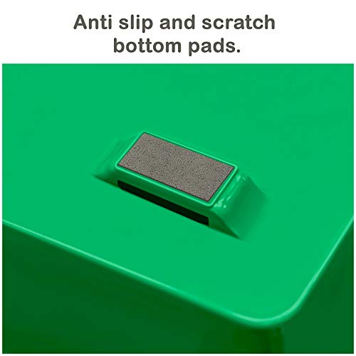 Caixa para Correspondência Tamanho A4 Lateral Facility Tripla, Acrimet, Cor Verde Citrus